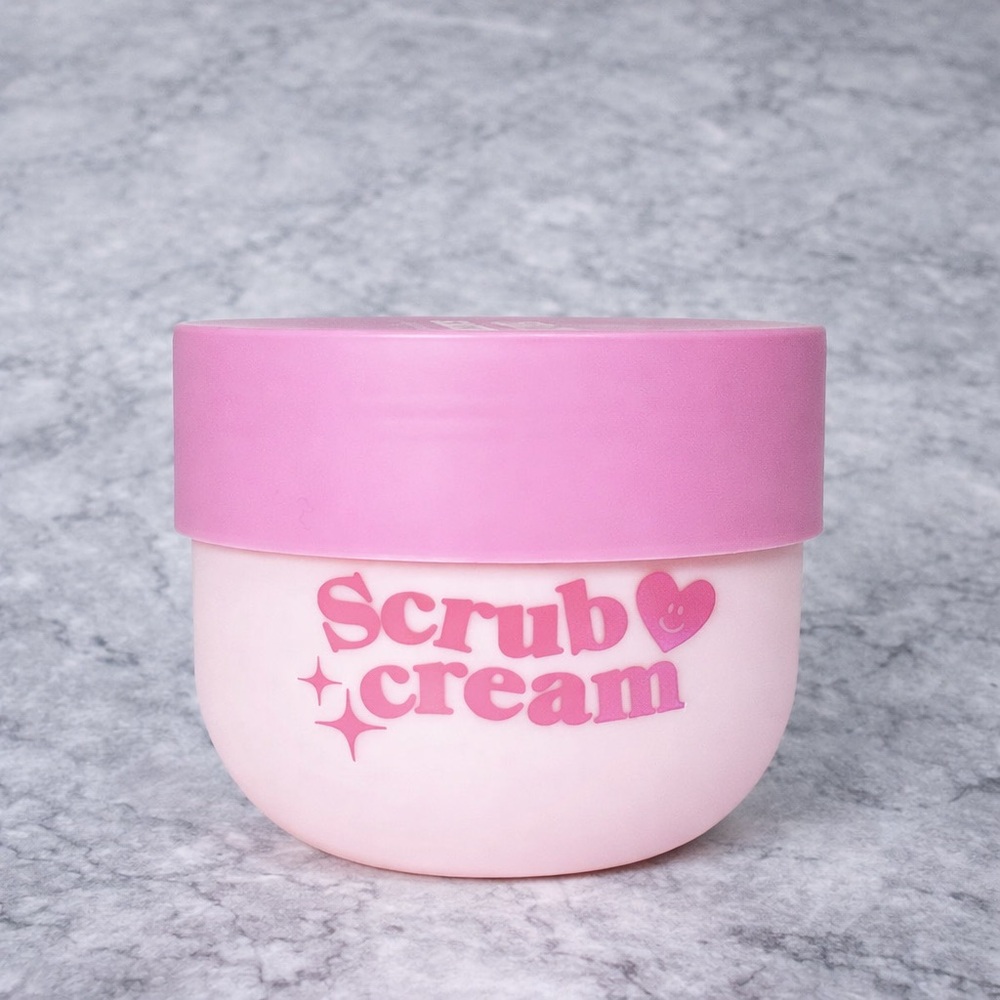 Scrub Cream Pink Exfoliant by Kevin & Coco